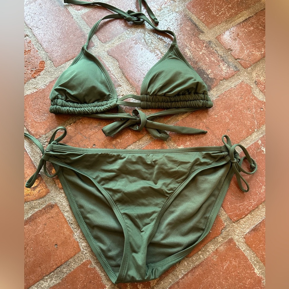 Shade & Shore Green Bikini Set